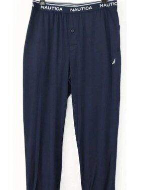Nautica - Men's Classic-fit Stretch Solid Sleep Jogger Pants - Navy